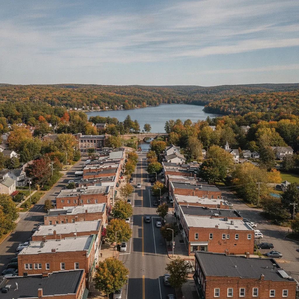 View of Pompton Lakes, NJ