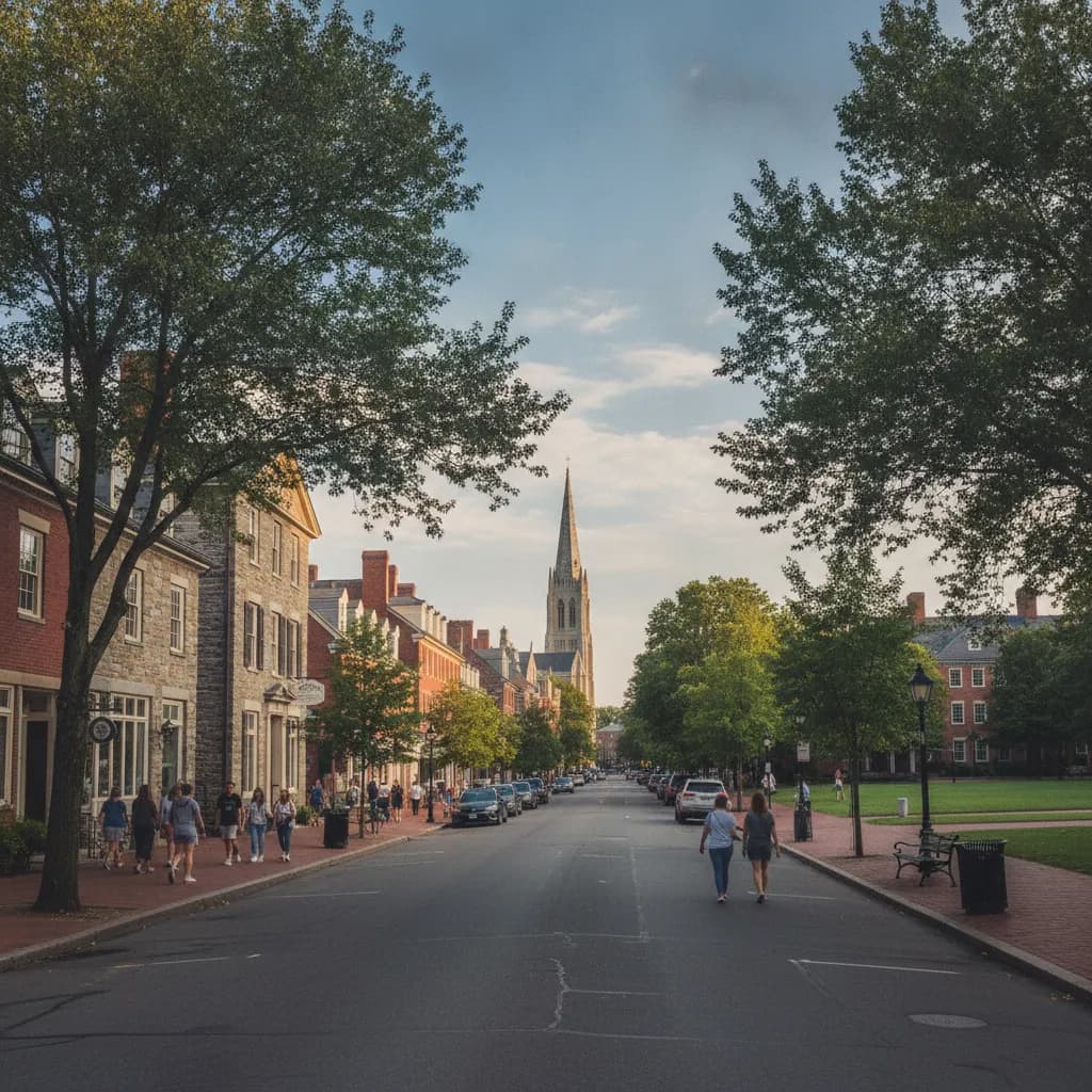 View of Princeton, NJ
