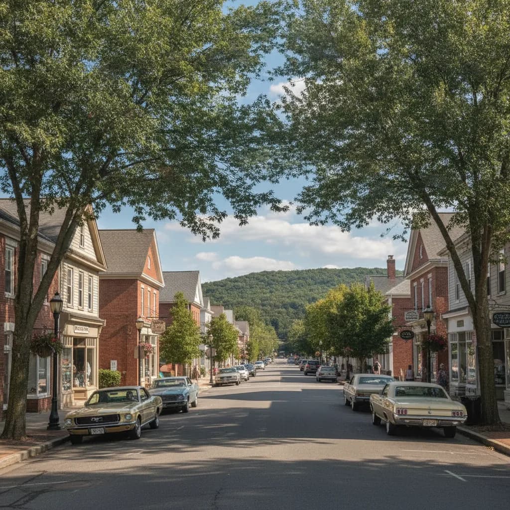 View of Robertsville, NJ