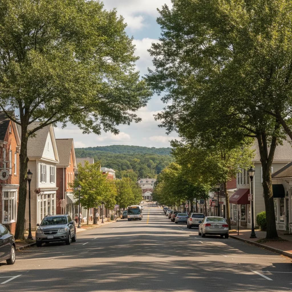 View of Roseland, NJ