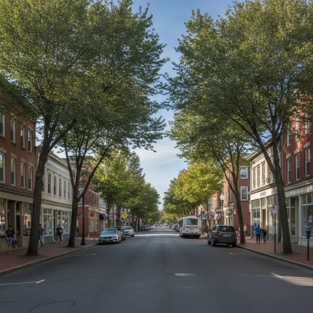 View of Rutherford, NJ