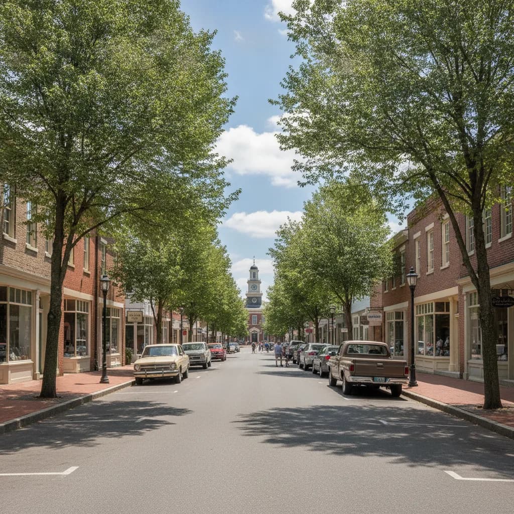 View of Salem, NJ