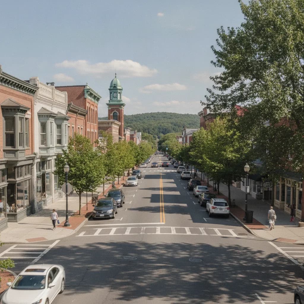 View of Somerville, NJ