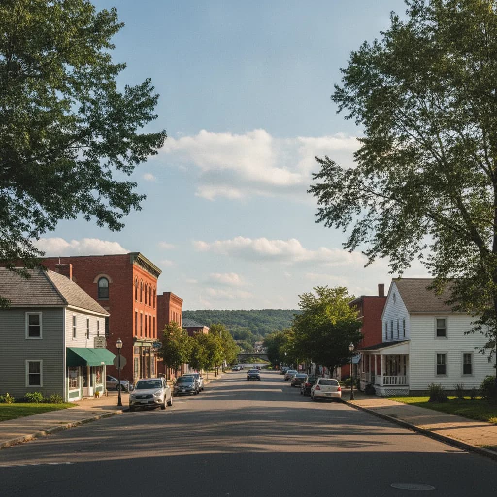 View of South Bound Brook, NJ
