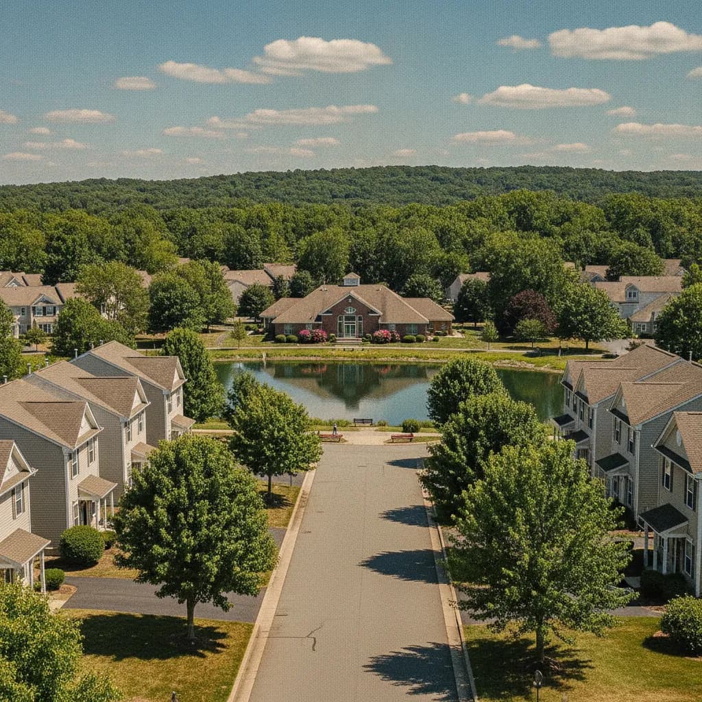 View of Twin Rivers, NJ