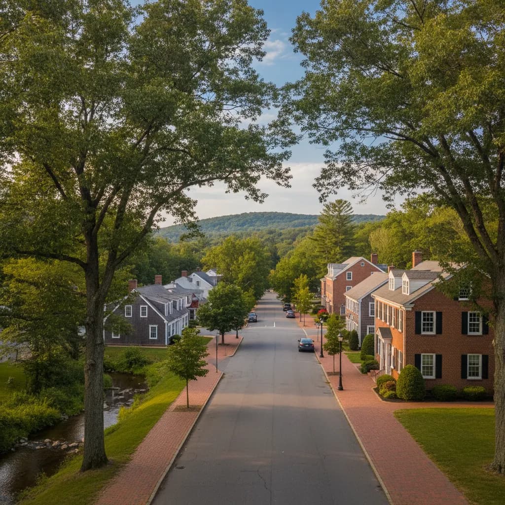View of Upper Saddle River, NJ