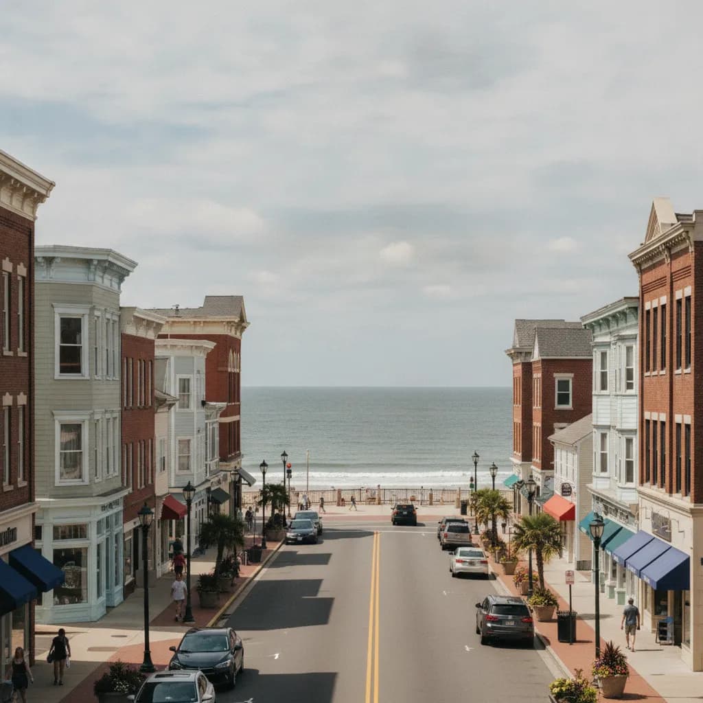View of Ventnor City, NJ