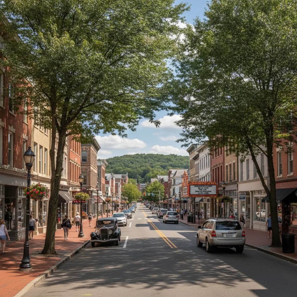 View of Westfield, NJ