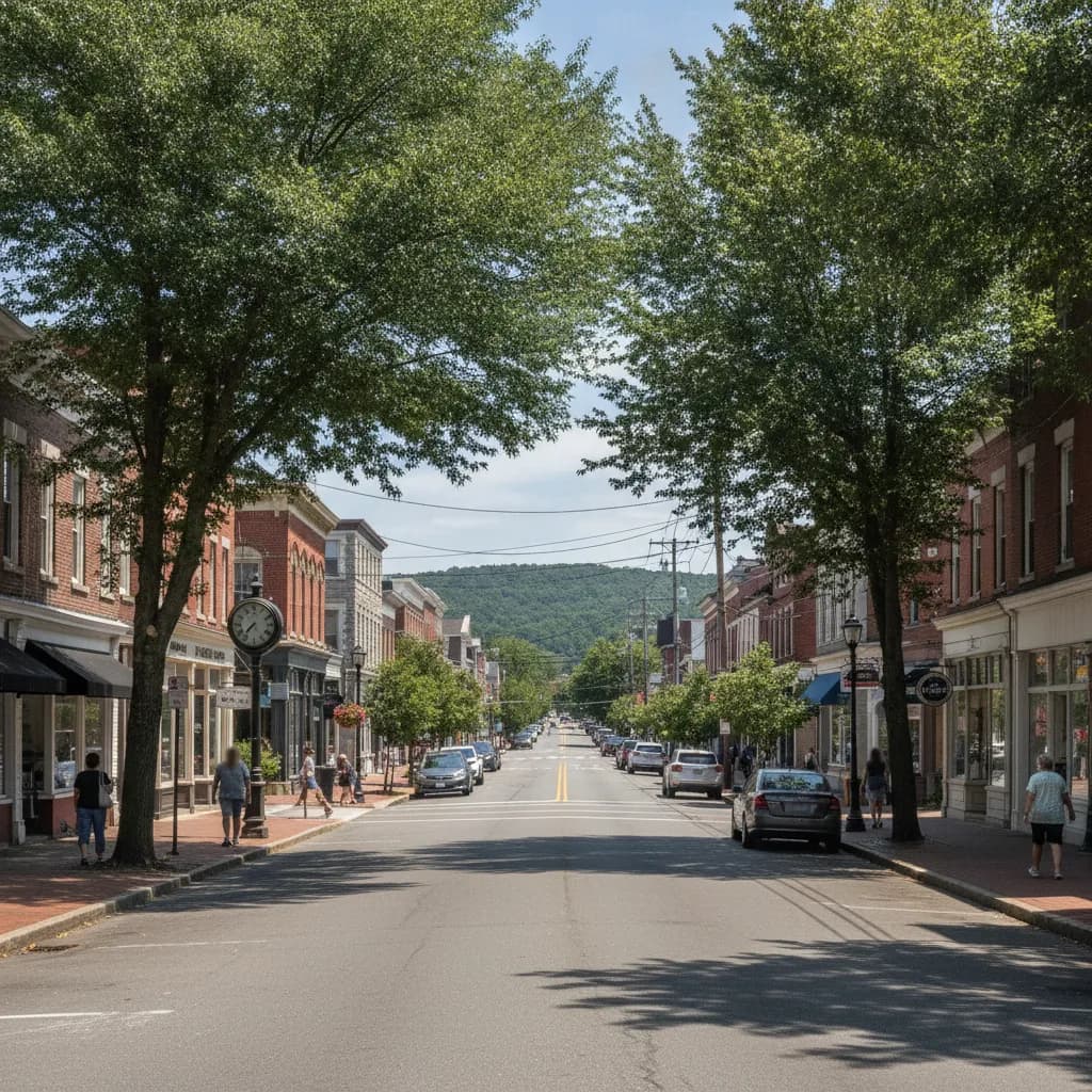 View of Westwood, NJ