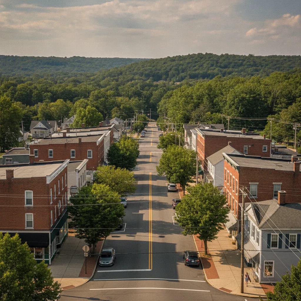 View of Yardville, NJ