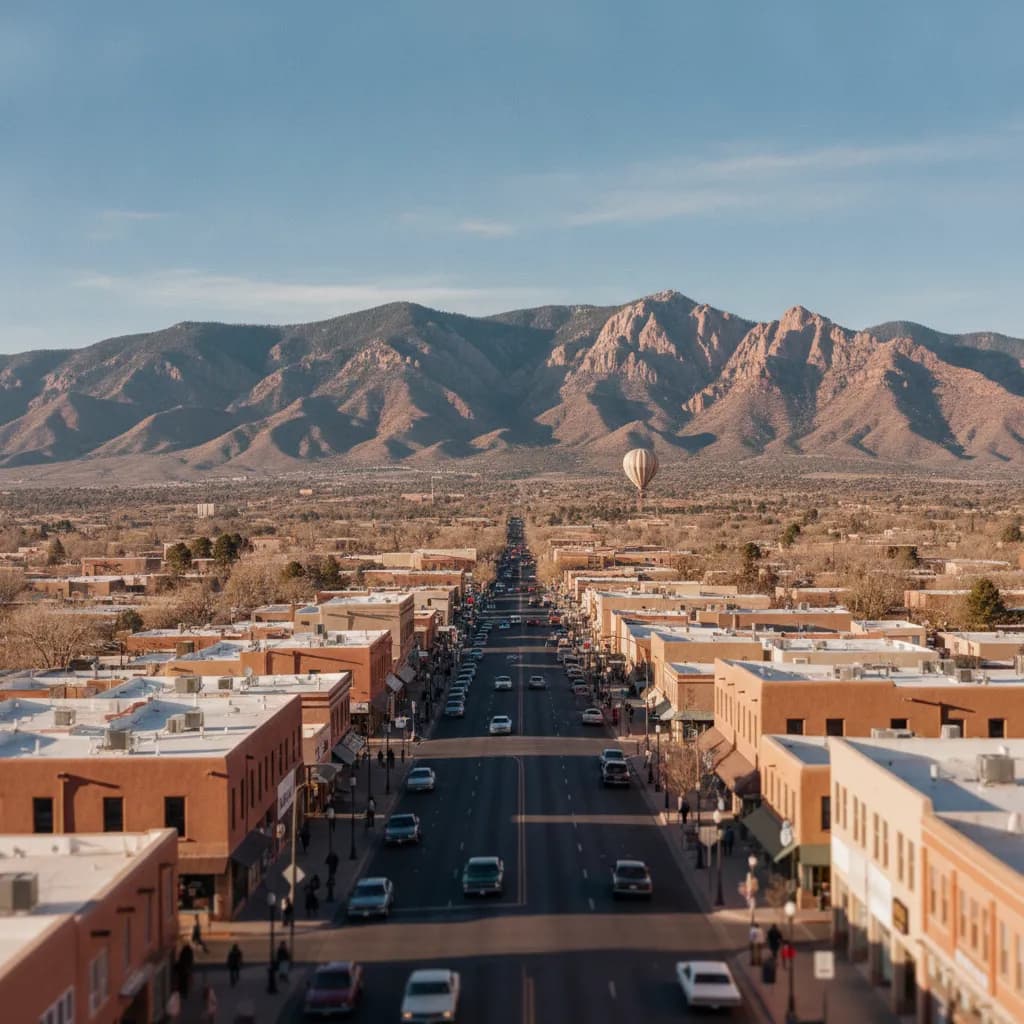 View of Albuquerque, NM