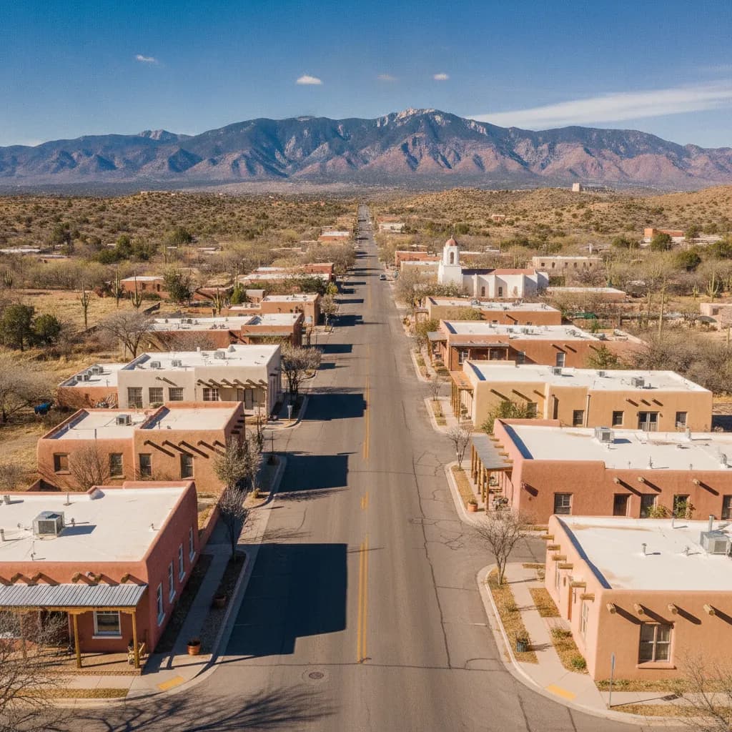 View of Bernalillo, NM