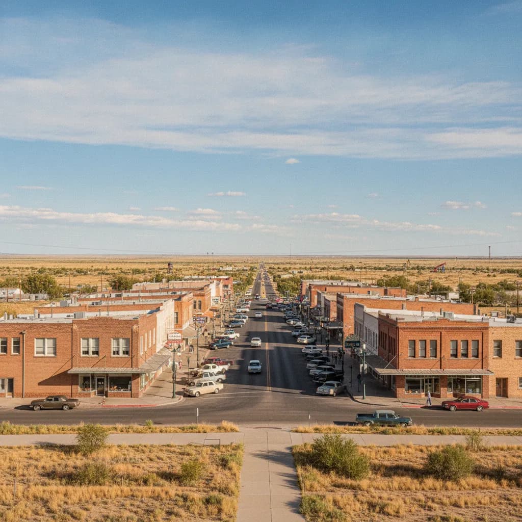 View of Clovis, NM