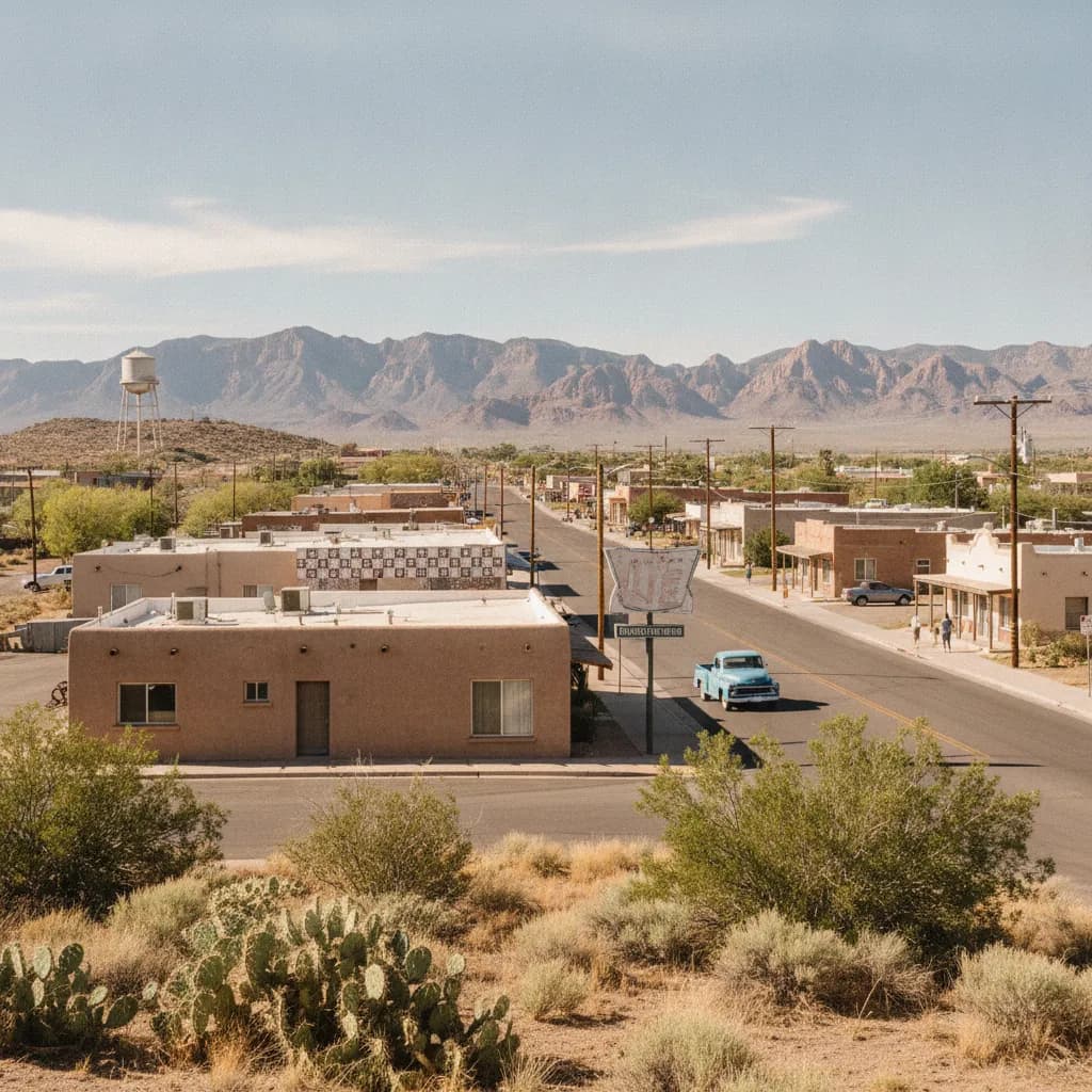 View of Grants, NM