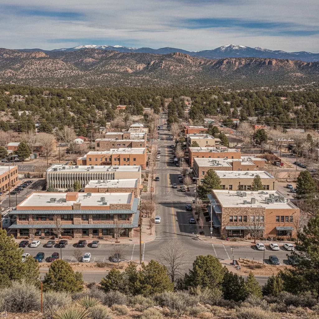 View of Los Alamos, NM