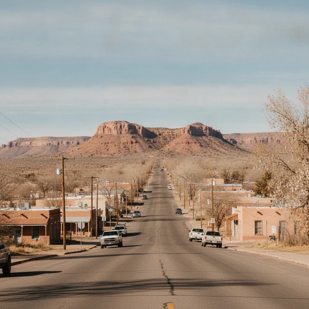 View of Los Lunas, NM