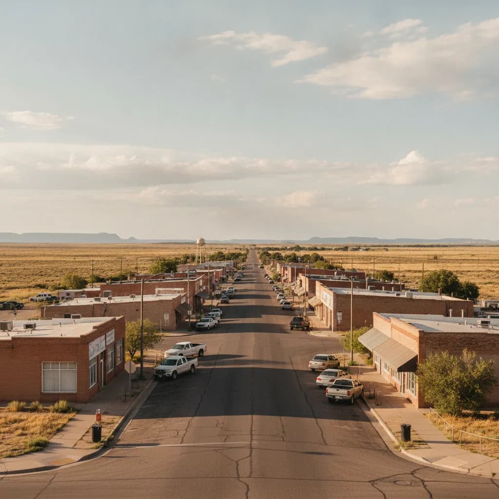 View of Lovington, NM