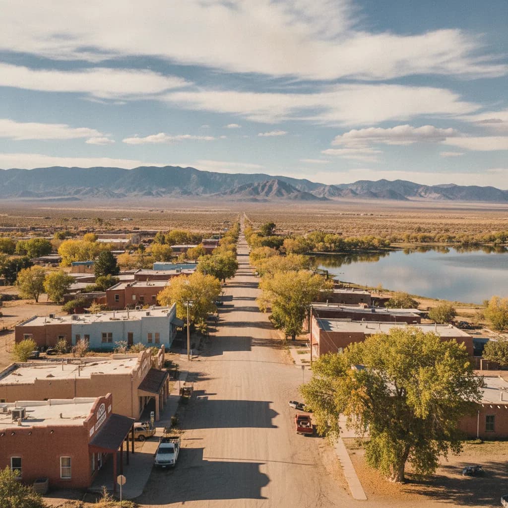 View of Meadow Lake, NM