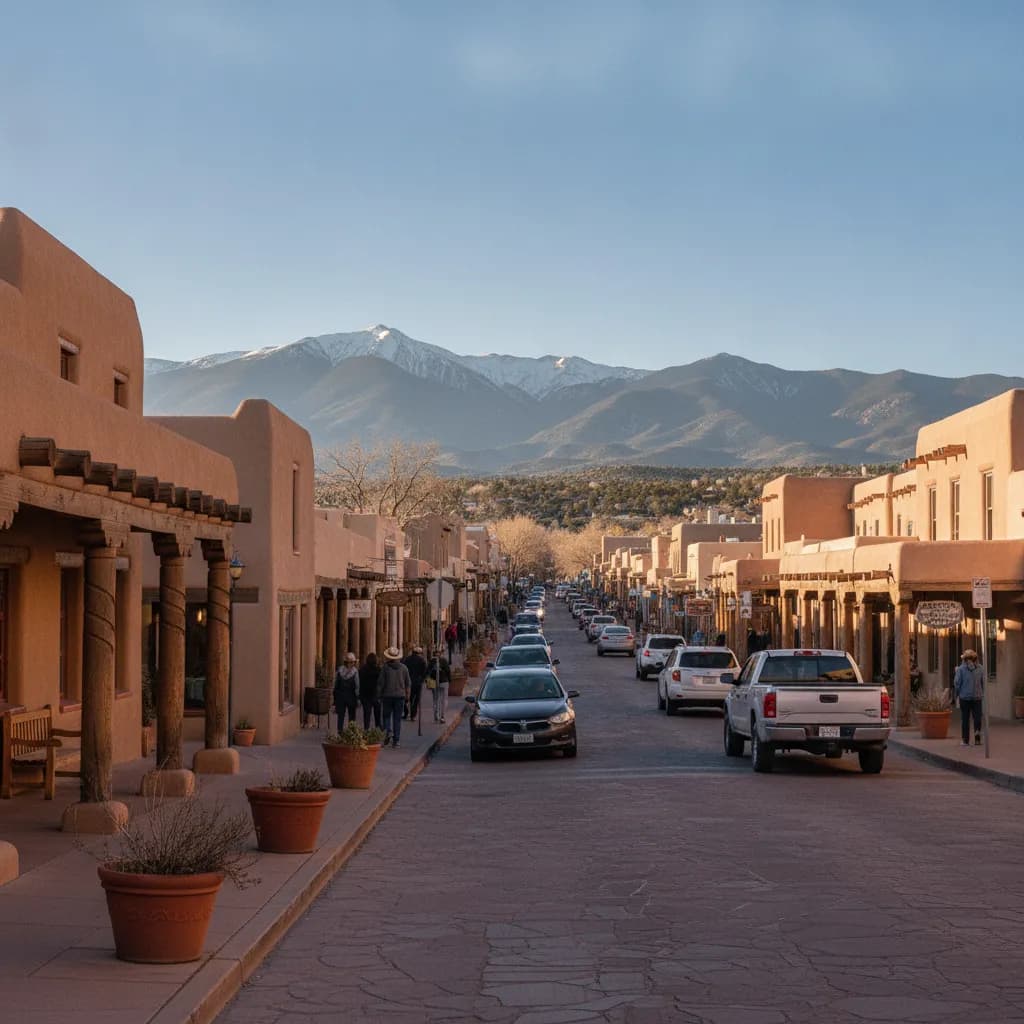 View of Santa Fe, NM