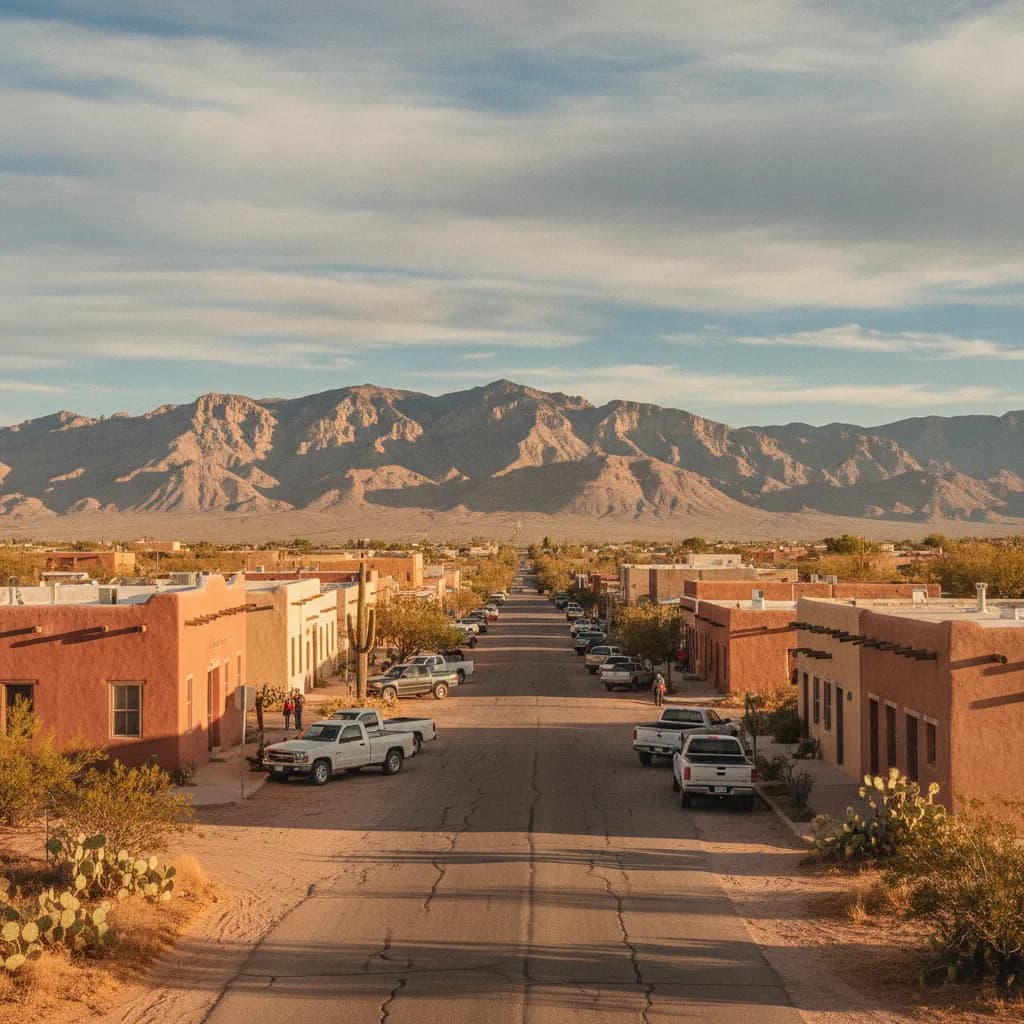 View of Santa Teresa, NM