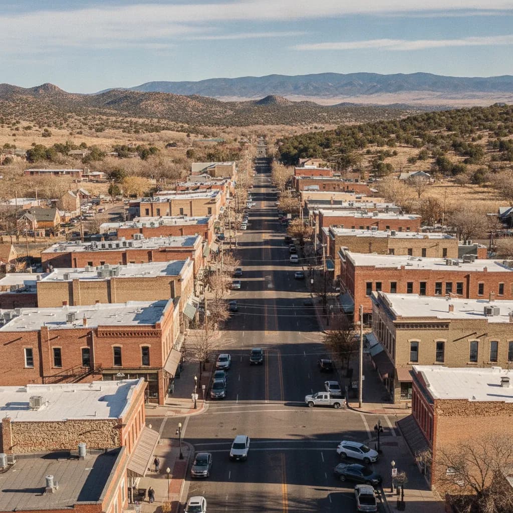 View of Silver City, NM