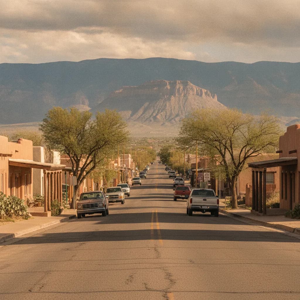 View of Socorro, NM