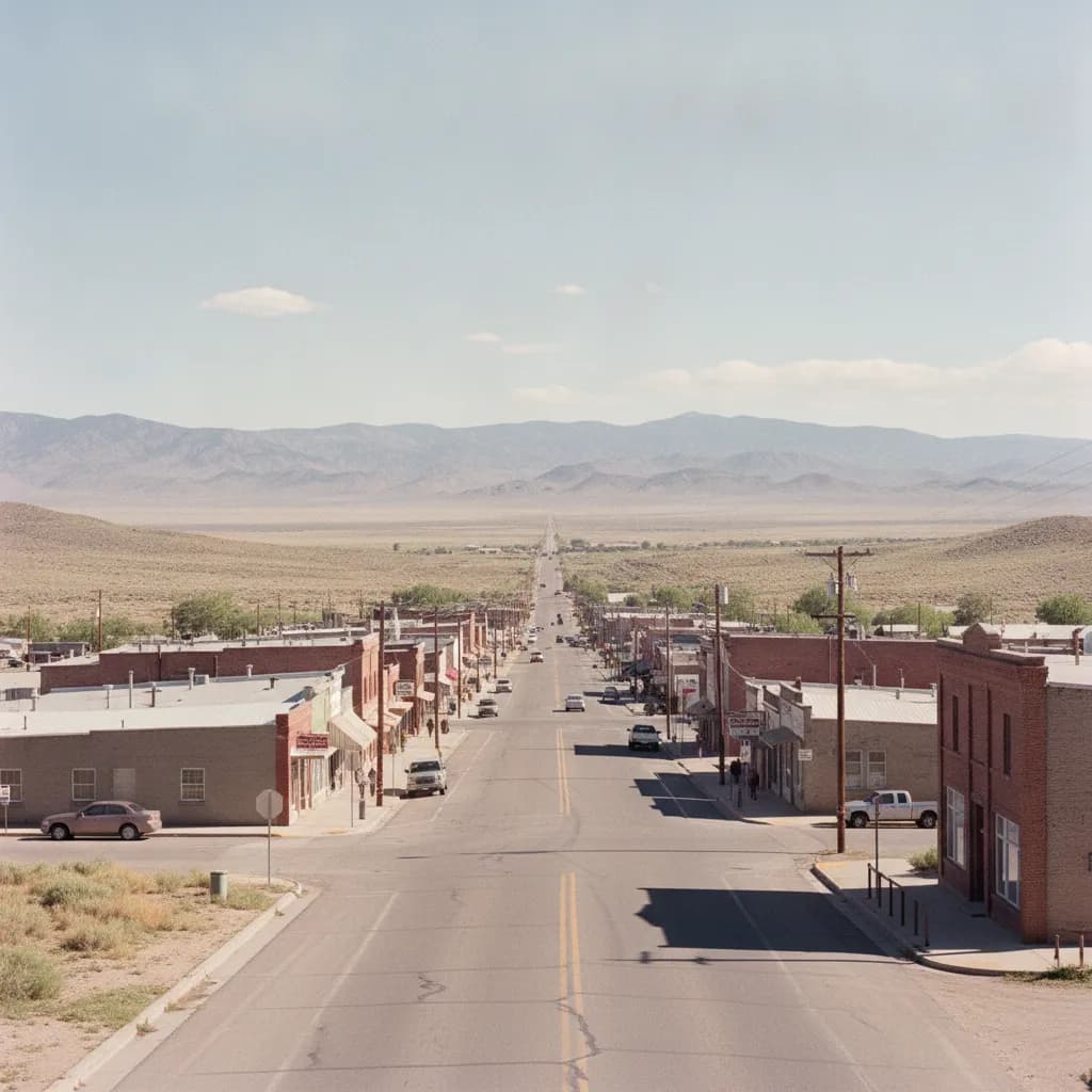 View of Battle Mountain, NV