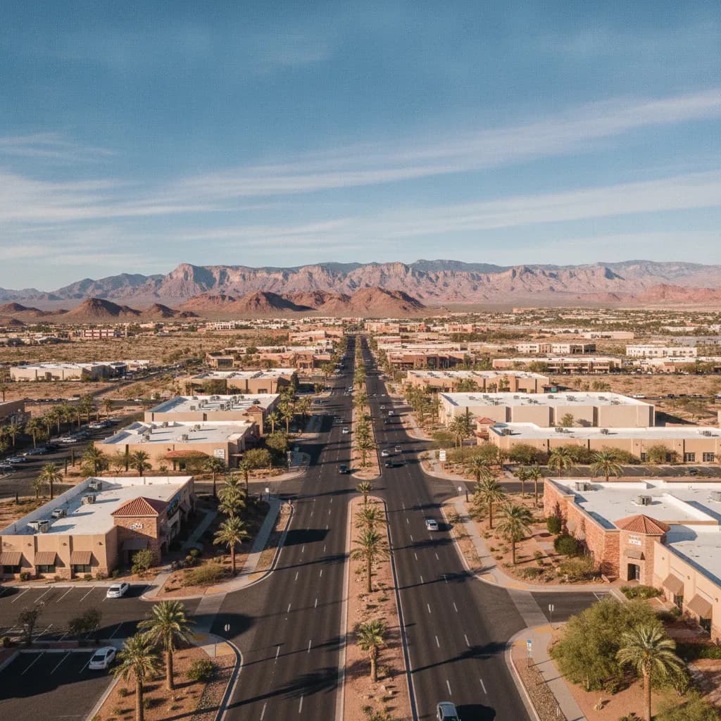 View of Mesquite, NV