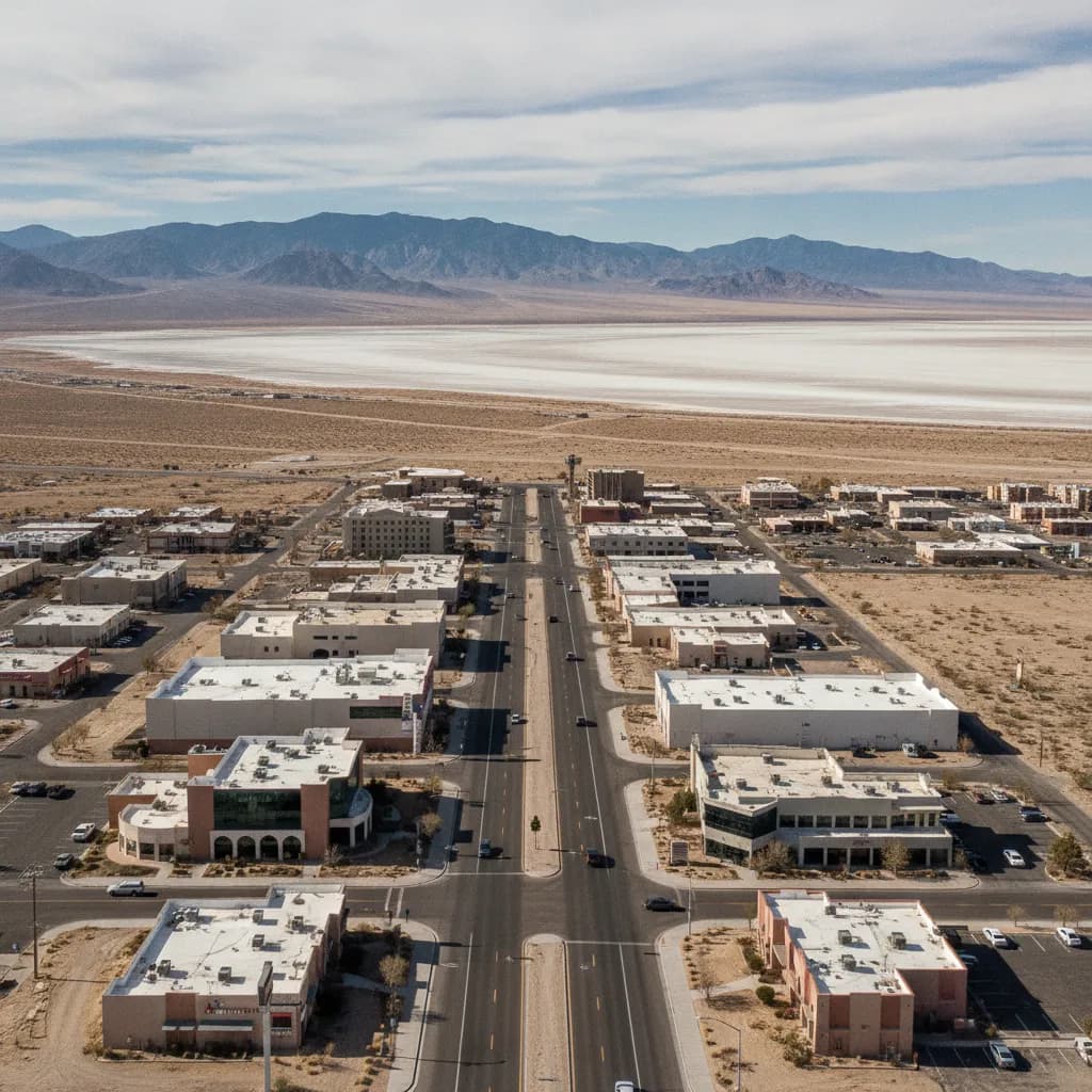 View of West Wendover, NV