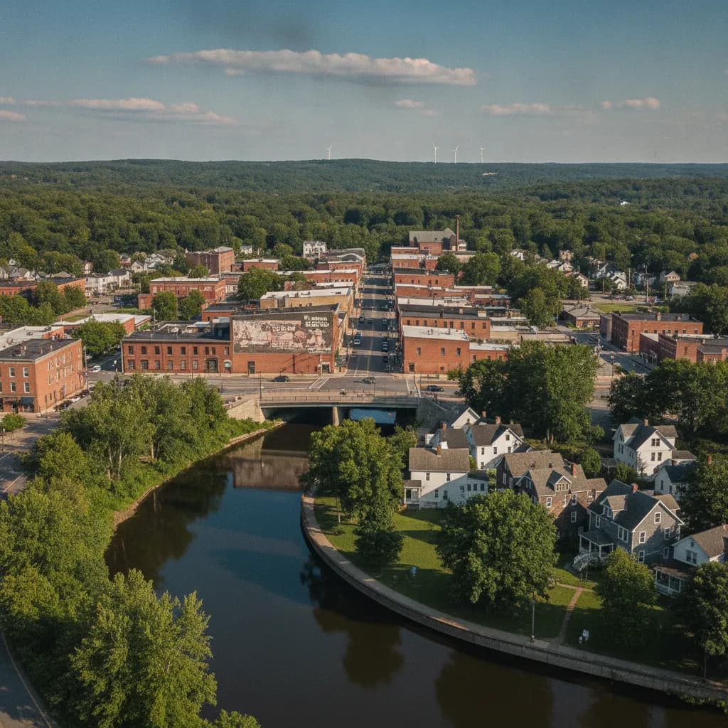 View of Amsterdam, NY