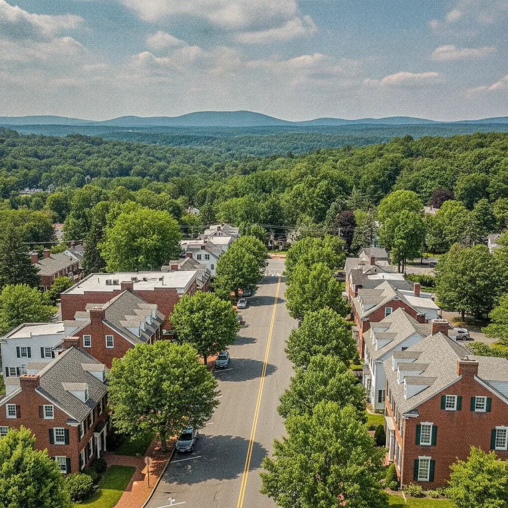 View of Bardonia, NY