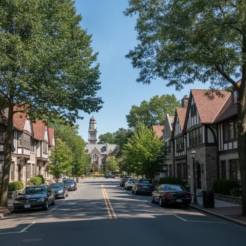View of Bronxville, NY