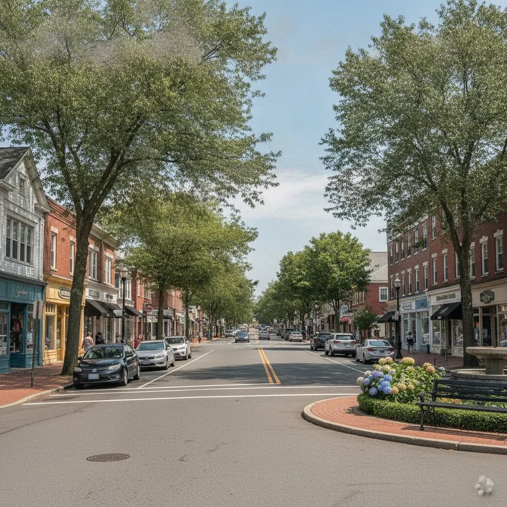 View of Carle Place, NY