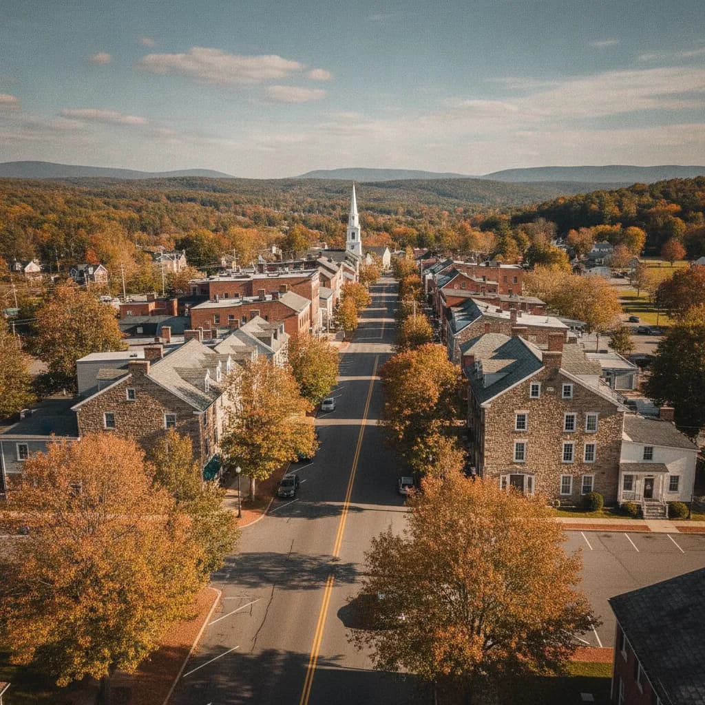 View of Chester, NY