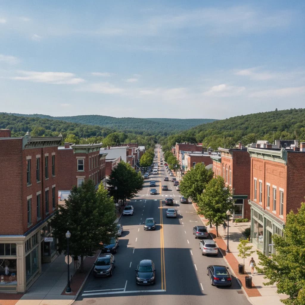 View of Cortland, NY