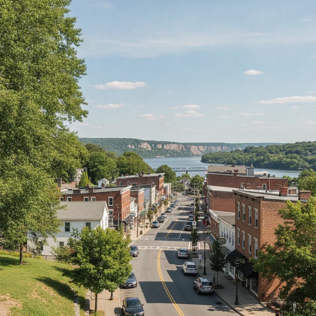 View of Dobbs Ferry, NY