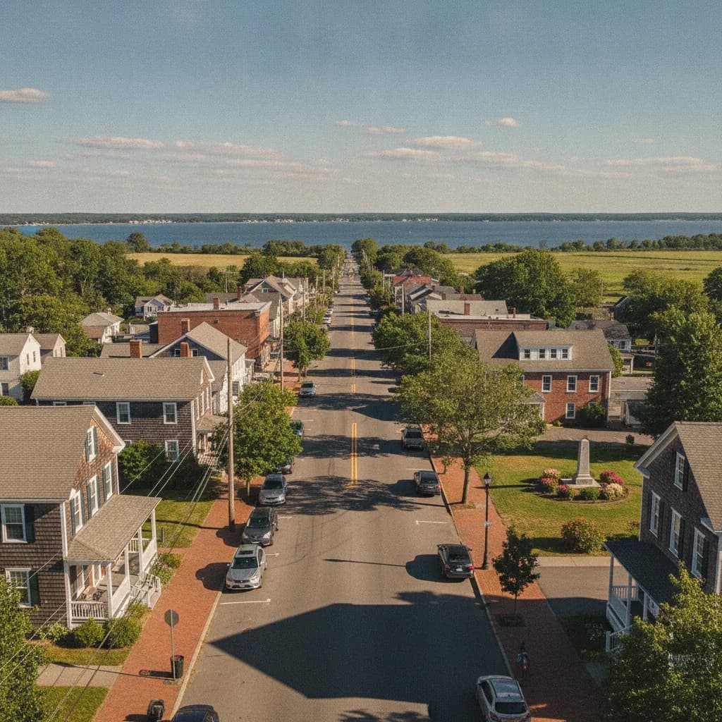 View of East Moriches, NY