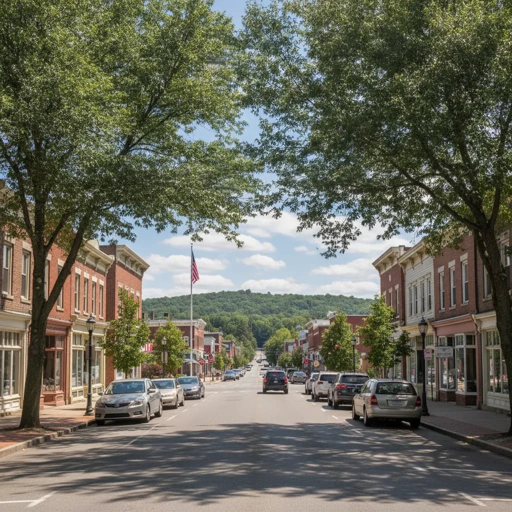 View of East Rochester, NY