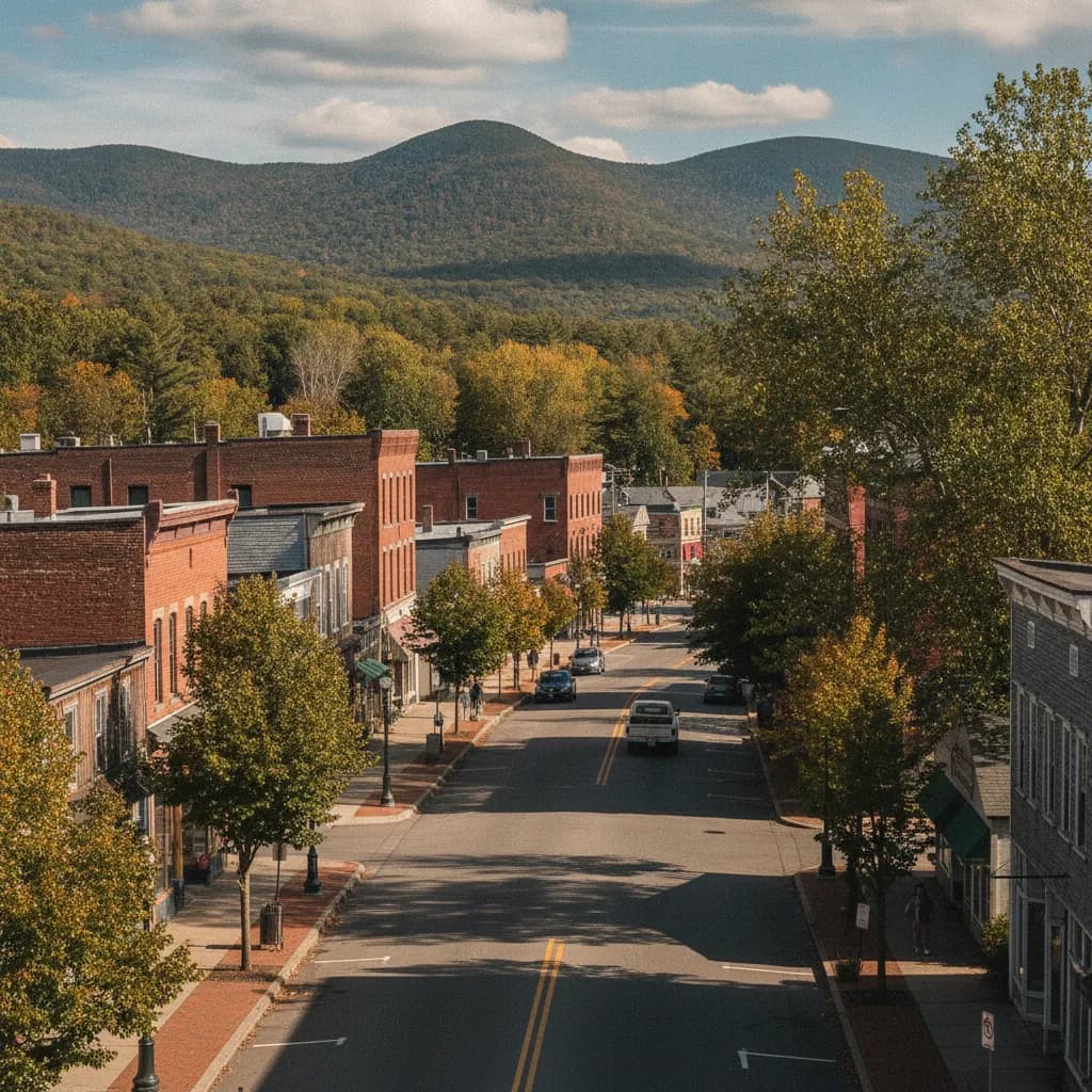 View of Ellenville, NY