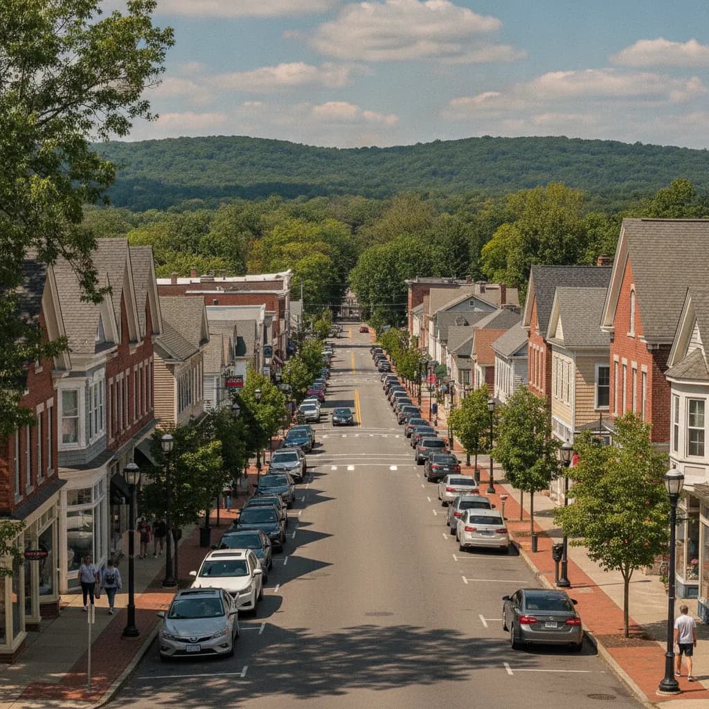 View of Farmingville, NY