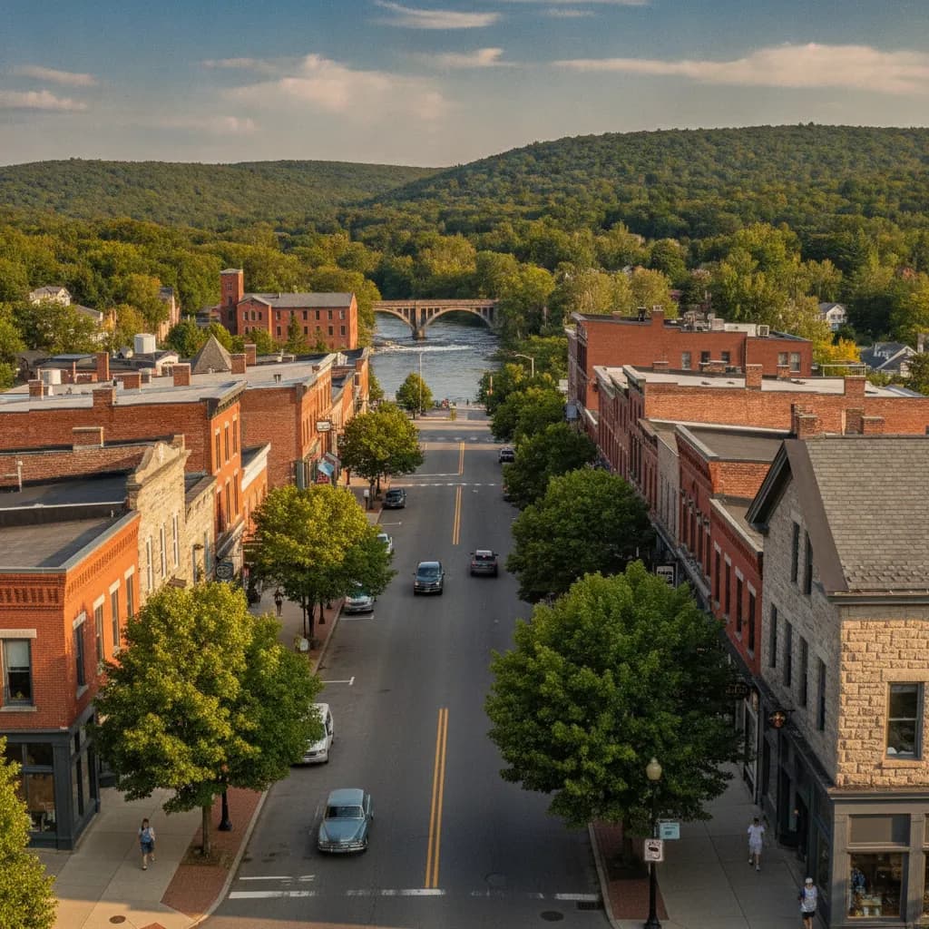 View of Glens Falls North, NY