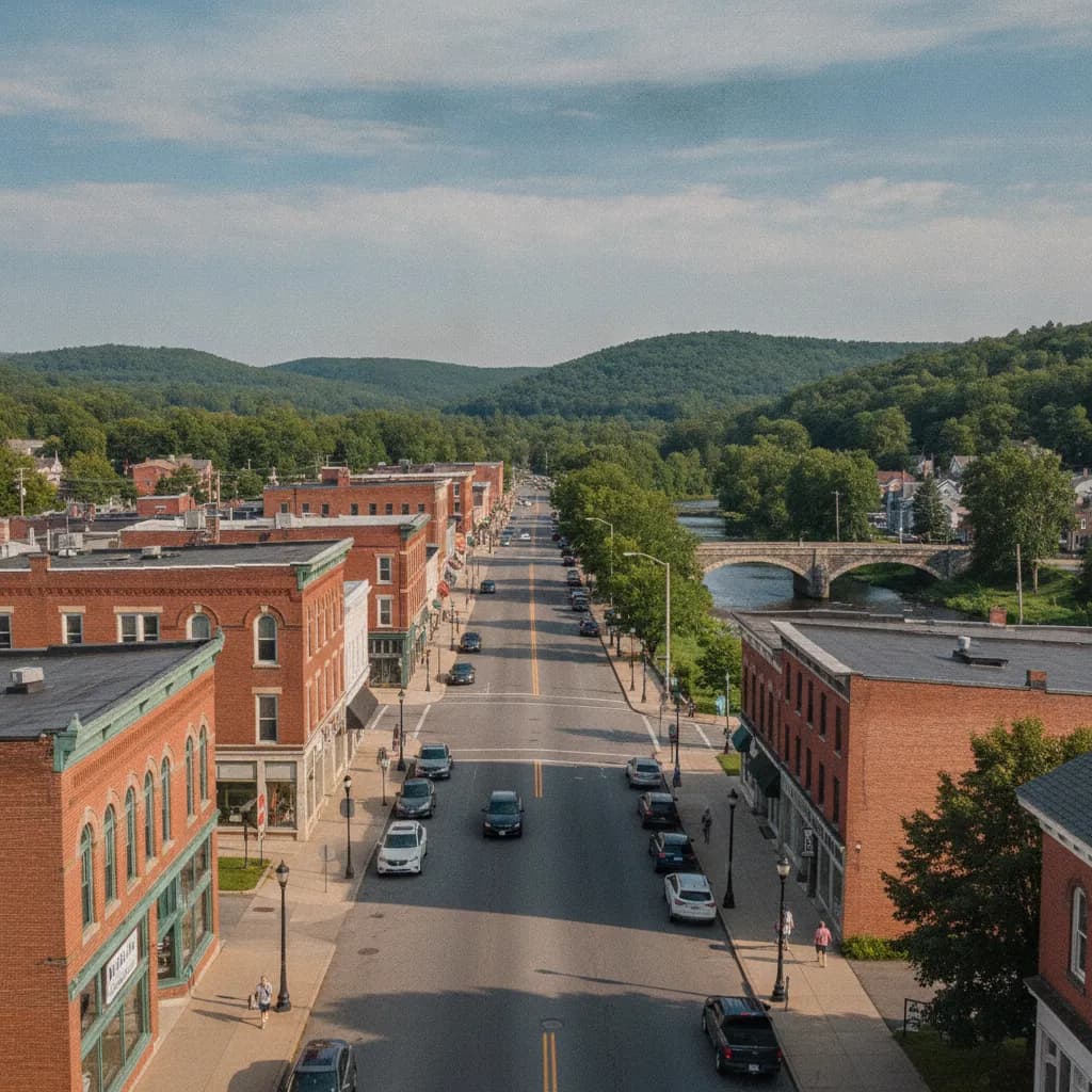 View of Hornell, NY