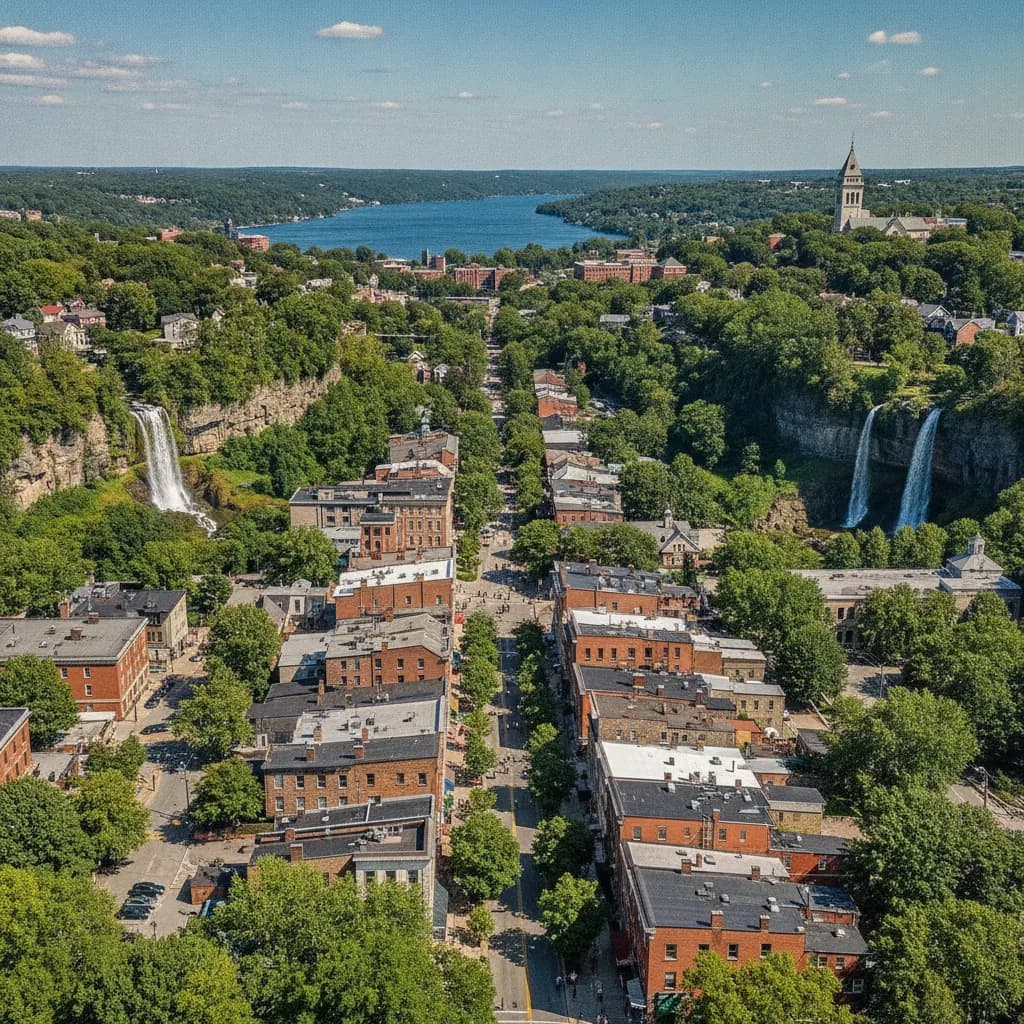View of Ithaca, NY
