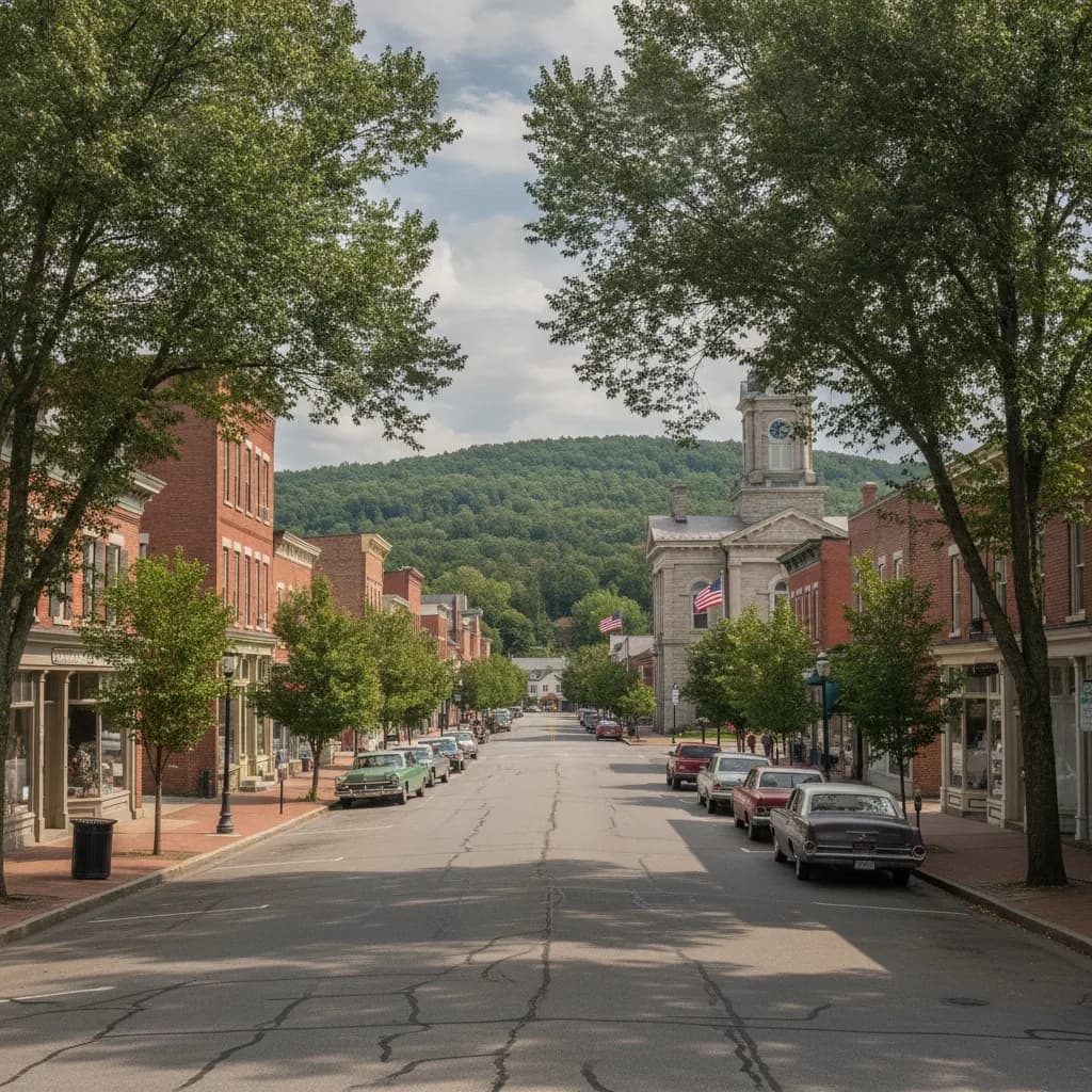 View of Johnstown, NY