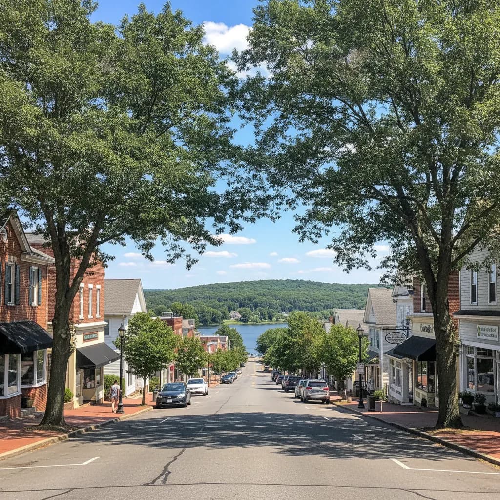 View of Kings Park, NY
