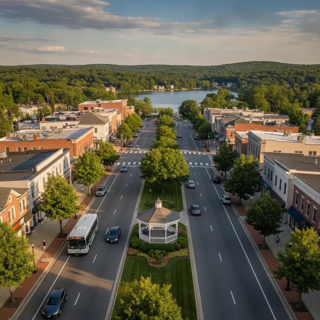 View of Lake Grove, NY
