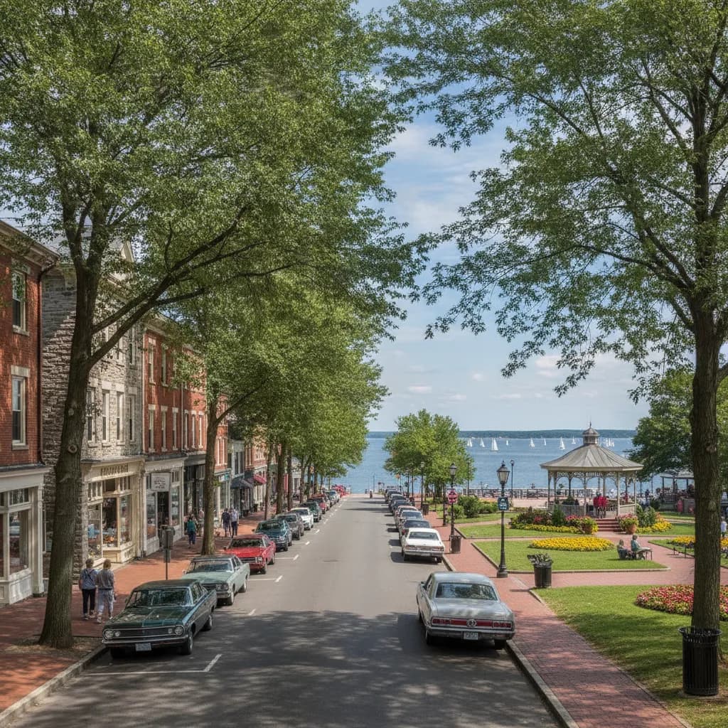 View of Larchmont, NY