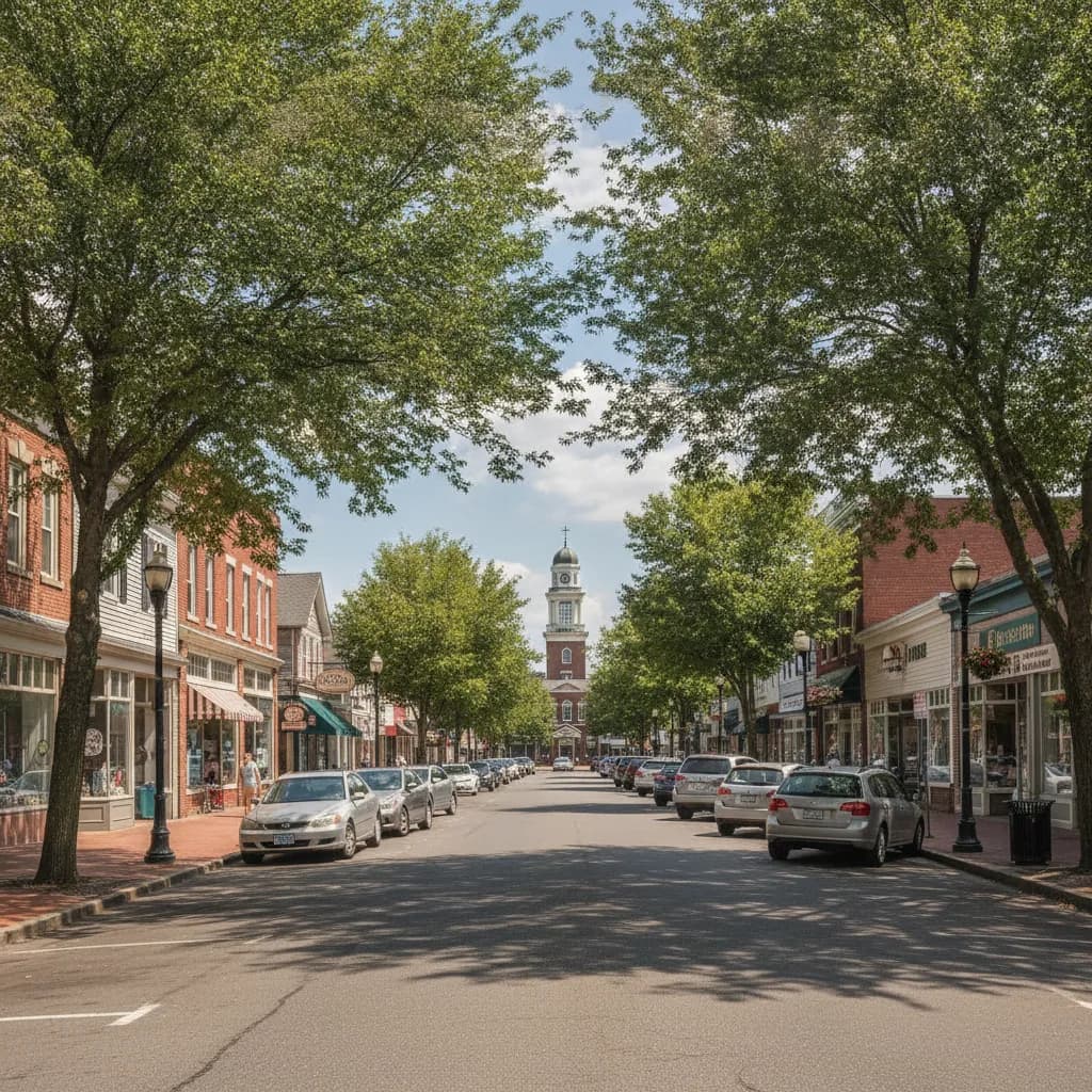 View of Malverne, NY