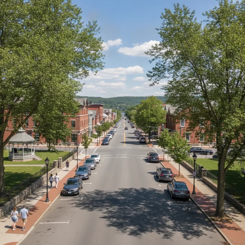 View of Menands, NY