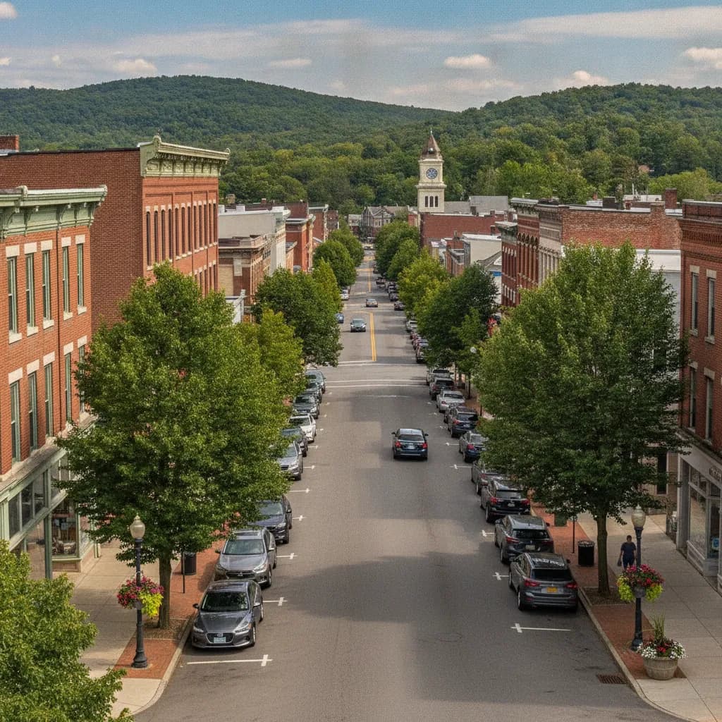 View of Middletown, NY